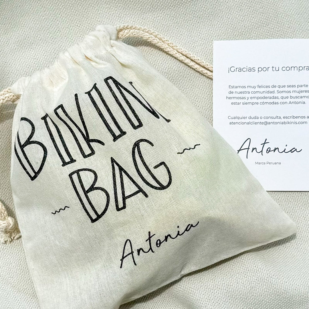 bikini sostenible españa mujer verano bolsa empaque